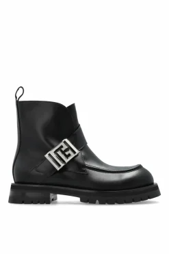 Balmain CZARNY Skórzane buty