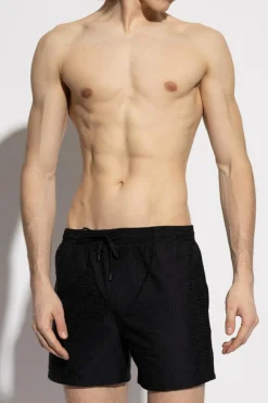 Balmain CZARNY Szorty kąpielowe