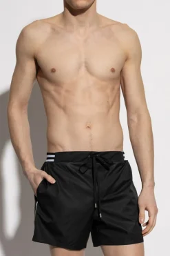 Balmain CZARNY Szorty kąpielowe