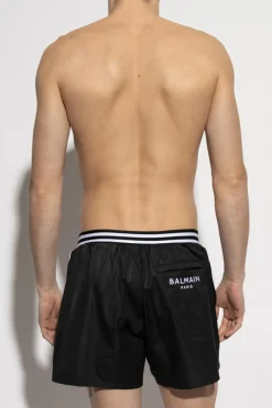 Balmain CZARNY Szorty kąpielowe