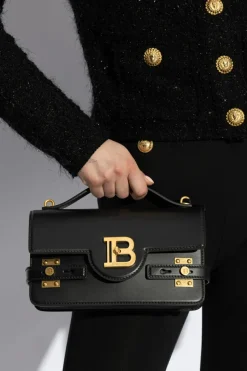 Balmain CZARNY Torba na ramię `B-Buzz`
