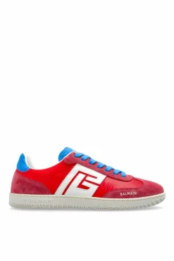 Balmain CZERWONY Buty sportowe `Swan`