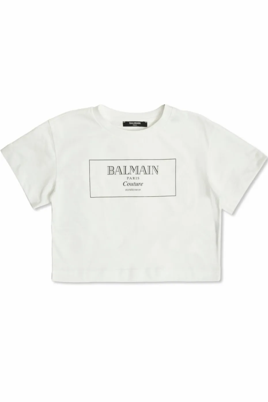 Balmain Kids BIAŁY T-shirt z logo