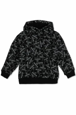 Balmain Kids CZARNY Bluza z logo
