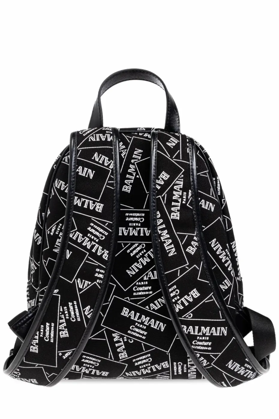 Balmain Kids CZARNY Plecak z monogramem