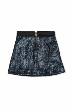 Balmain Kids CZARNY Spódnica z zapięciem