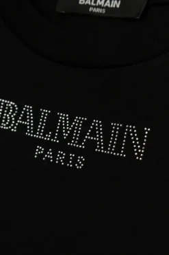 Balmain Kids CZARNY Sukienka z logo