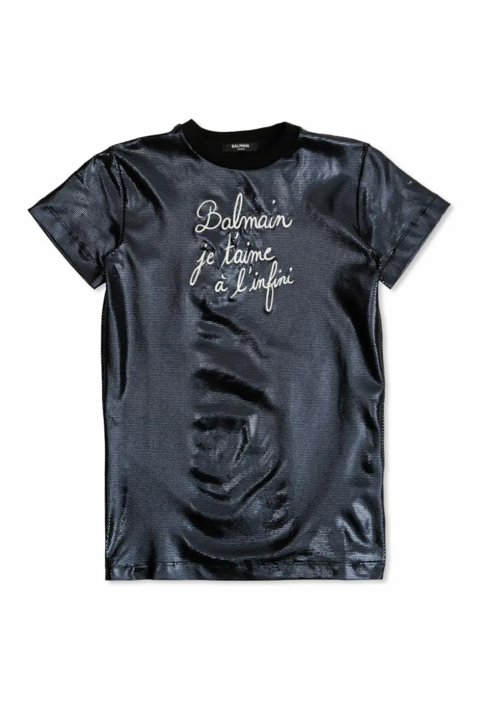 Balmain Kids CZARNY Sukienka z wyszyciem
