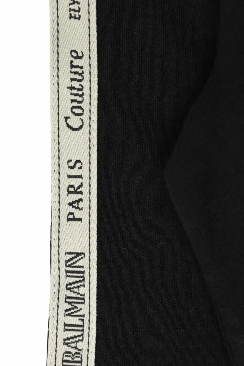 Balmain Kids CZARNY T-shirt z logo