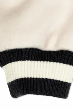 Balmain Kids CZARNY Wełniana kurtka z kapturem