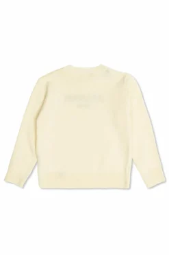 Balmain Kids kremowy Sweter z logo