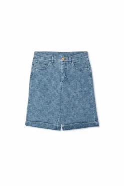 Balmain Kids NIEBIESKI Jeansowe szorty