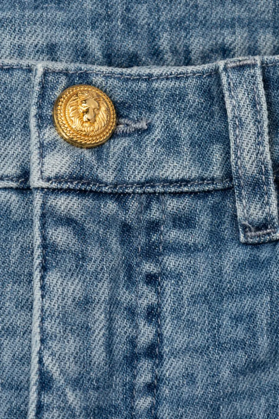 Balmain Kids NIEBIESKI Jeansowe szorty
