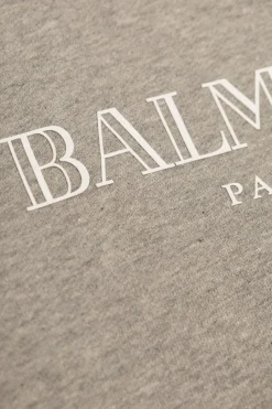 Balmain Kids SZARY Bluza z nadrukowanym logo