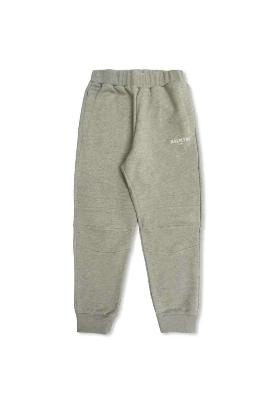 Balmain Kids SZARY Spodnie dresowe z logo