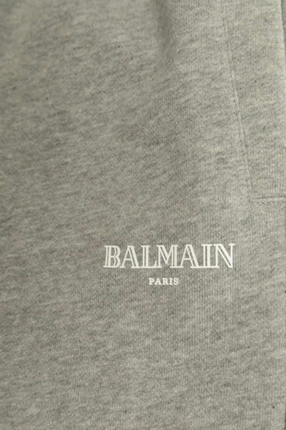 Balmain Kids SZARY Spodnie dresowe z logo