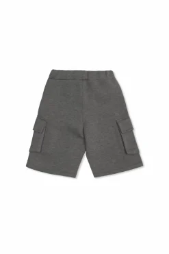 Balmain Kids SZARY Szorty z logo