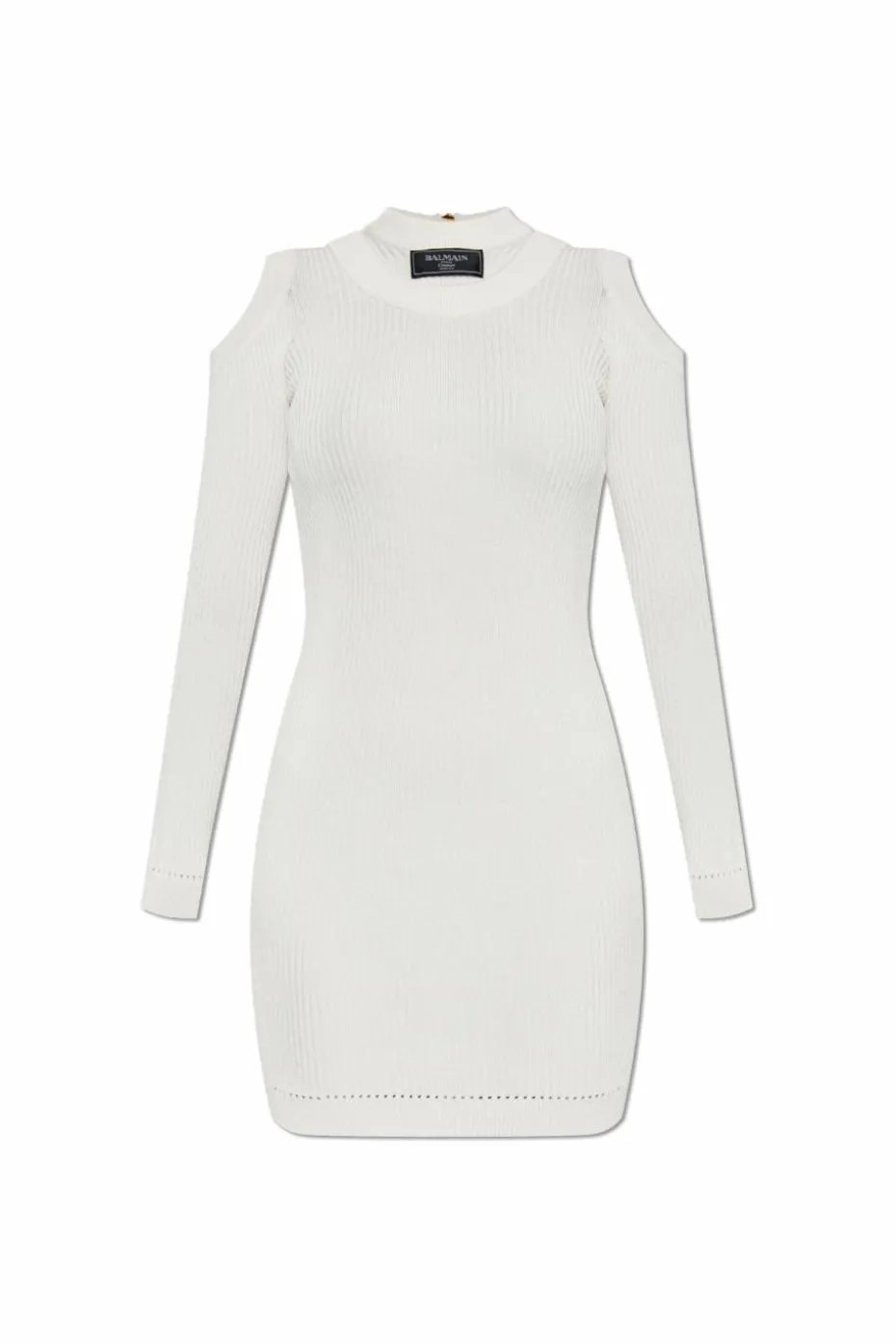 Balmain kremowy Sukienka o dopasowanym kroju