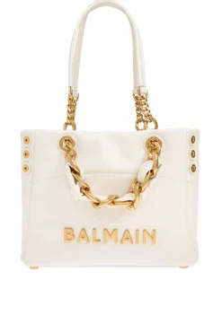 Balmain kremowy Torba na ramię `1945 Small`