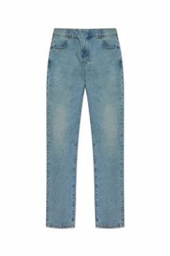 Balmain NIEBIESKI Jeansy z nogawkami o prostym kroju