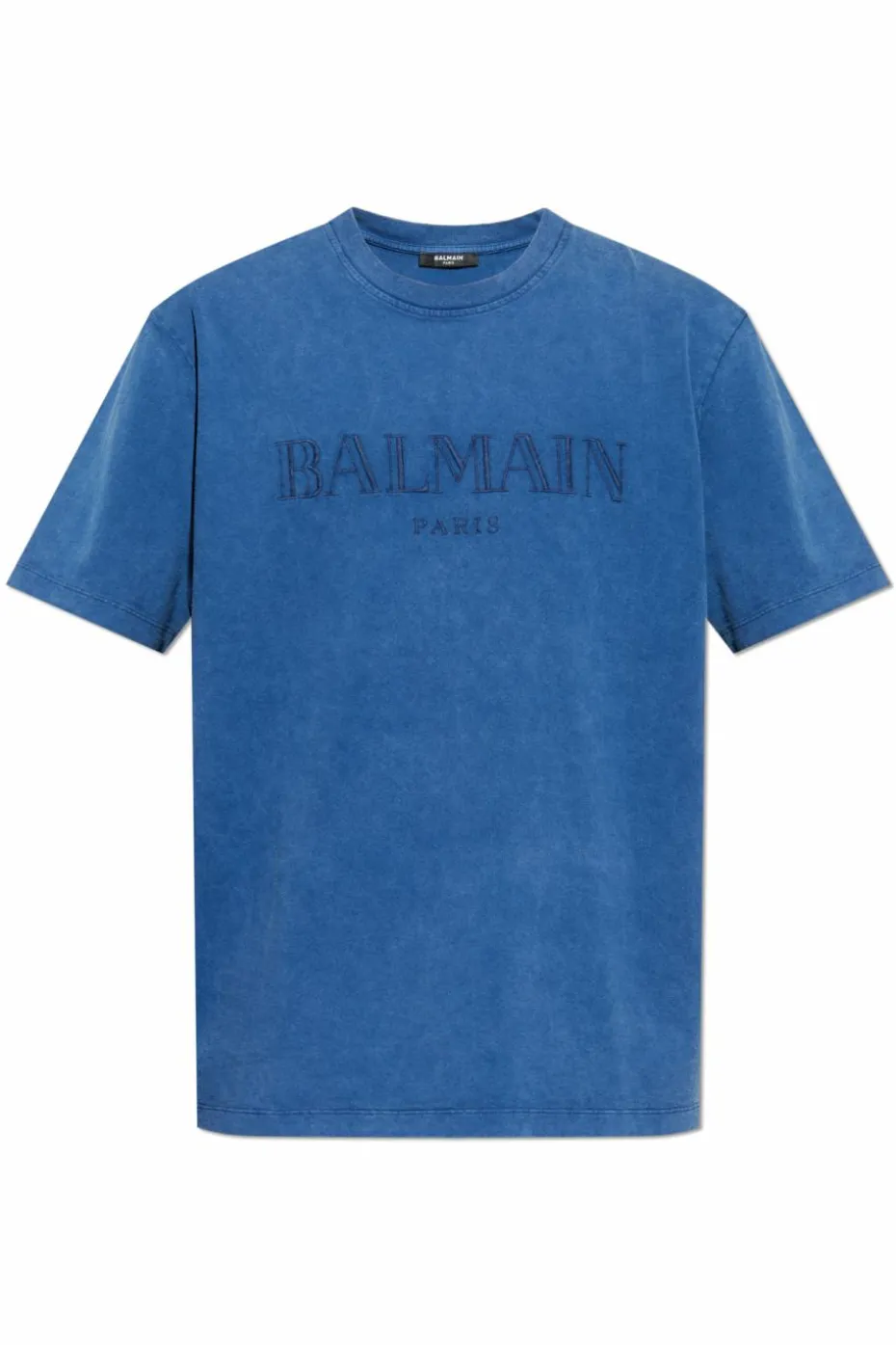 Balmain NIEBIESKI T-shirt z logo