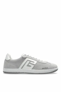 Balmain SZARY Buty sportowe `Swan`