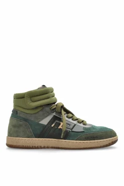 Balmain ZIELONY Buty sportowe `Swan` za kostkę