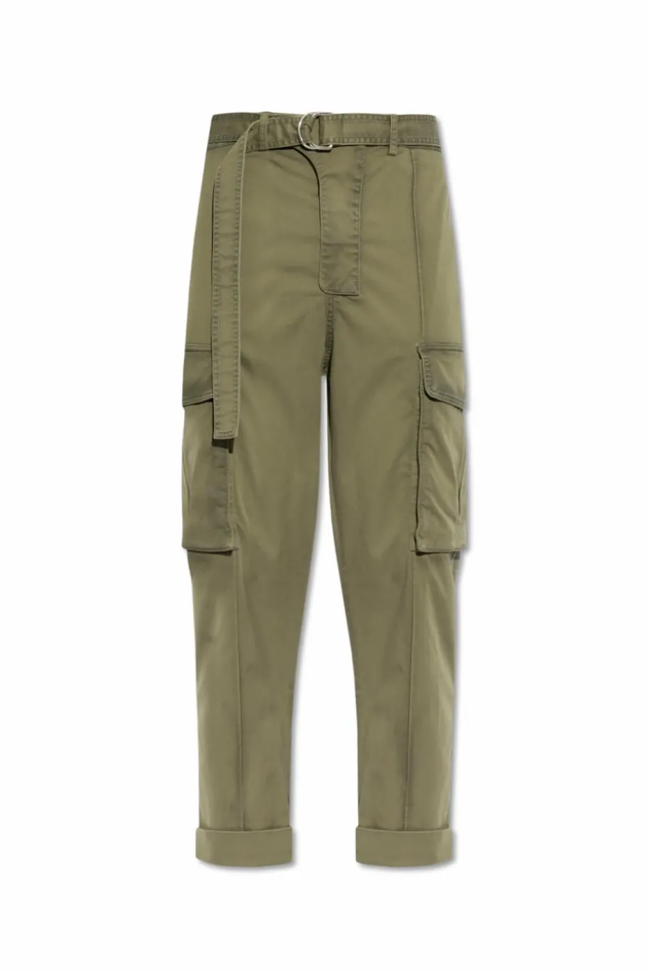 Balmain ZIELONY Spodnie typu `cargo`
