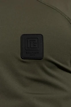 Balmain ZIELONY T-shirt kąpielowy