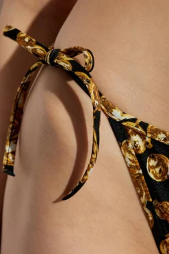 Balmain ZŁOTY Dwuczęściowy kostium kąpielowy
