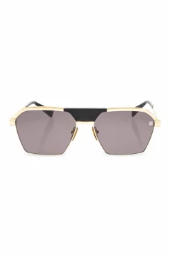 Balmain ZŁOTY Okulary przeciwsłoneczne `Sergeant`