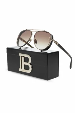 Balmain ZŁOTY Okulary przeciwsłoneczne