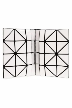 Bao Bao Issey Miyake BIAŁY Etui na karty z geometrycznym wzorem