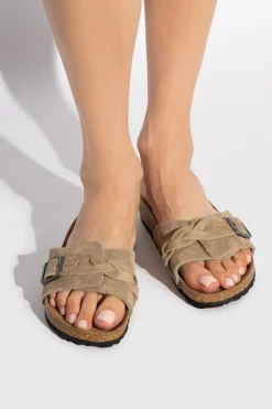 Birkenstock beżowy Klapki ‘Oita Braided’