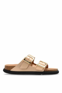 Birkenstock beżowy Klapki `Arizona Droplet Buckle`