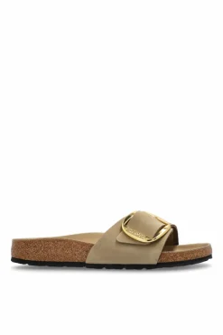 Birkenstock beżowy Klapki `Madrid Big Buckle`