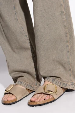 Birkenstock beżowy Klapki `Madrid Big Buckle`