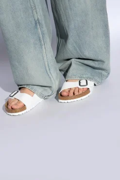 Birkenstock BIAŁY Klapki ‘Arizona BS’