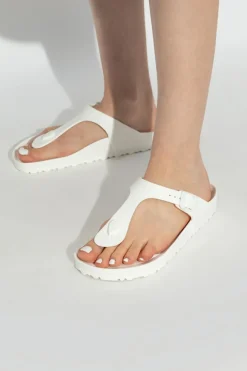 Birkenstock BIAŁY Klapki `Gizeh EVA`