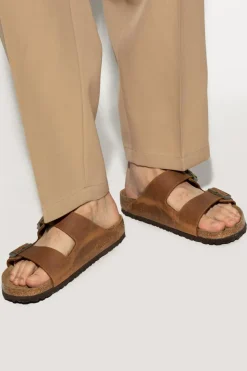 Birkenstock BRĄZOWY Klapki `Arizona BS