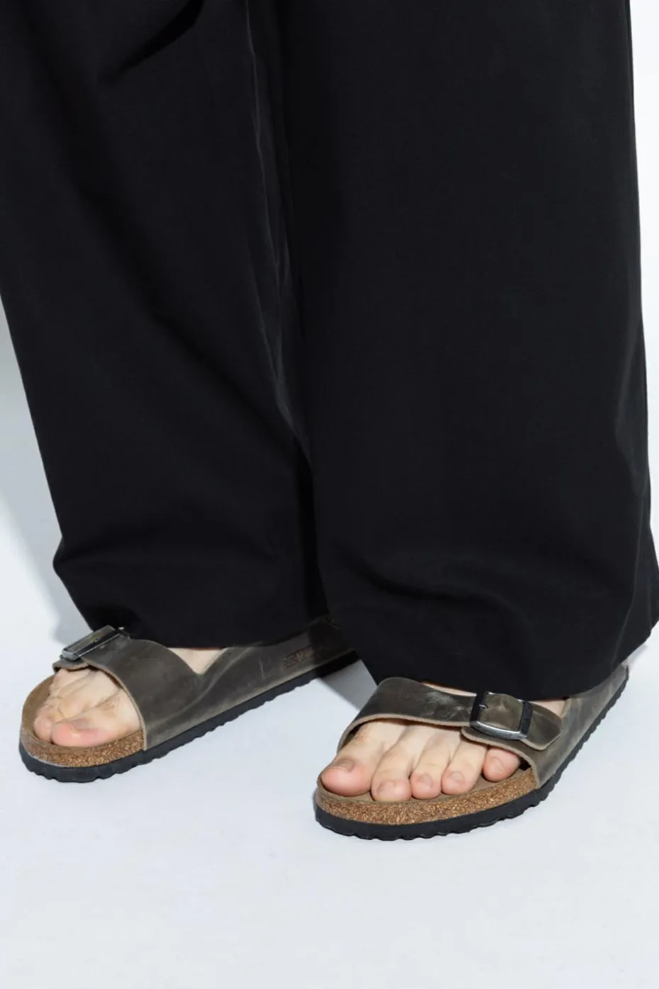 Birkenstock BRĄZOWY Klapki `Arizona BS`