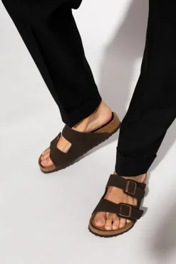 Birkenstock BRĄZOWY Klapki ‘Arizona BS’