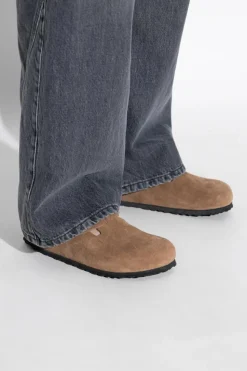 Birkenstock BRĄZOWY Klapki `Boston BS`