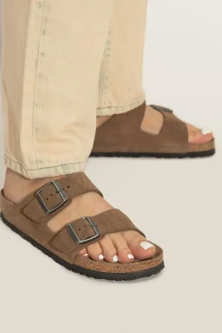 Birkenstock BRĄZOWY Klapki `Arizona BS`