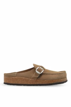 Birkenstock BRĄZOWY Zamszowe klapki ‘Buckley’