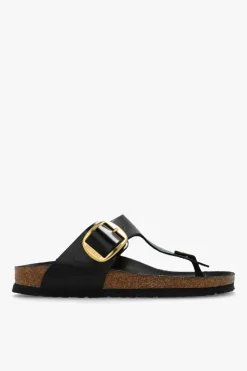 Birkenstock CZARNY Klapki ‘Gizeh Big Buckle’