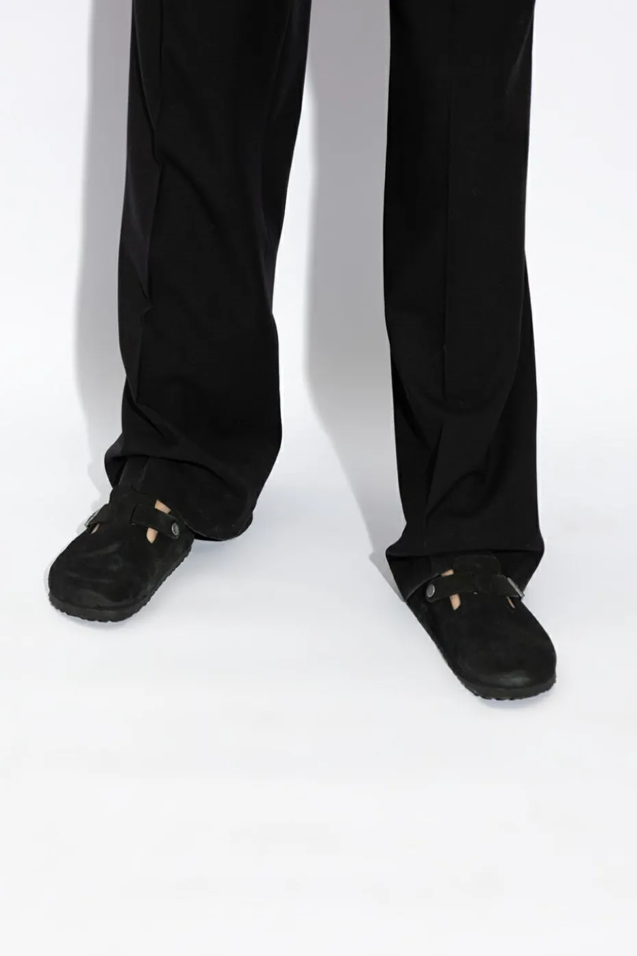 Birkenstock CZARNY Klapki ‘Boston BS’