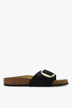 Birkenstock CZARNY Klapki ‘Madrid Big Buckle’