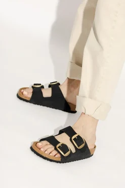 Birkenstock CZARNY Klapki ‘Arizona Big Buckle’