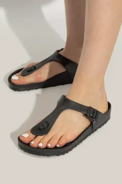 Birkenstock CZARNY Klapki `Gizeh EVA`